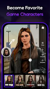 Game Characters with AI Mirror